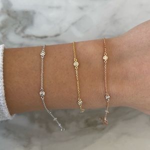 Diamonds by the yard bracelets